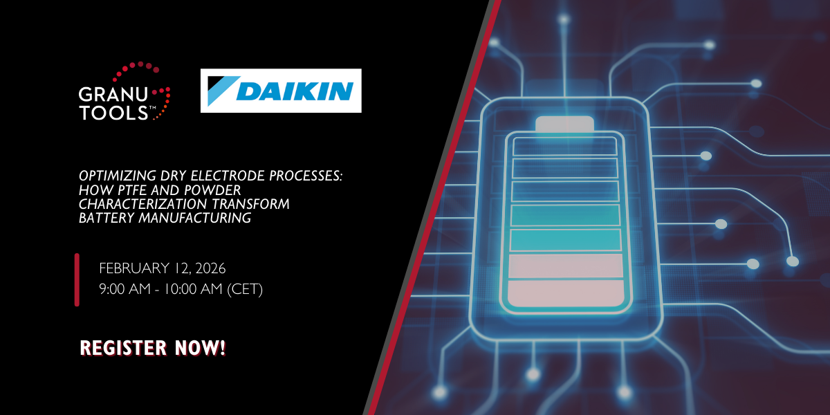 Optimizing Dry Electrode Processes: How PTFE and Powder Characterization Transform Battery Manufacturing